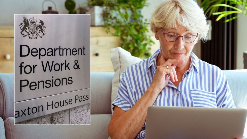 Older woman and DWP