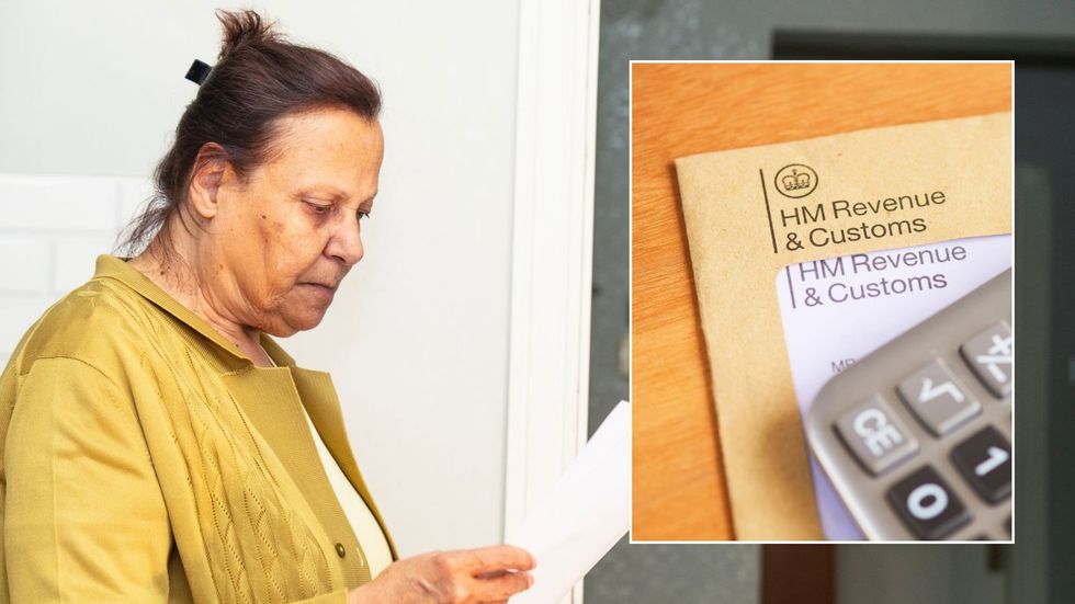 Older woman and HMRC