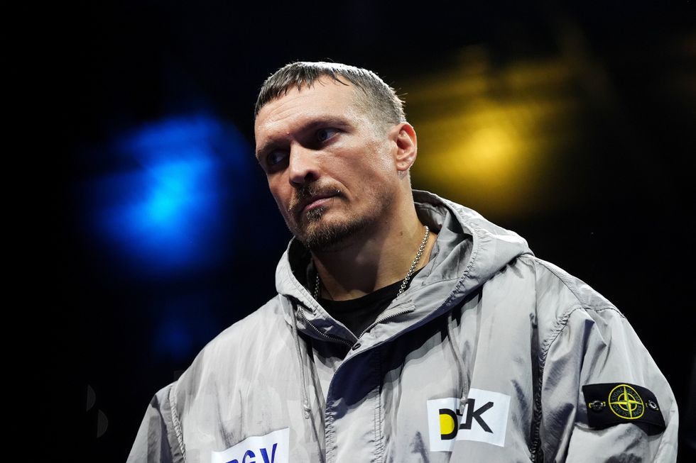 Oleksandr Usyk has vacated his world title belts