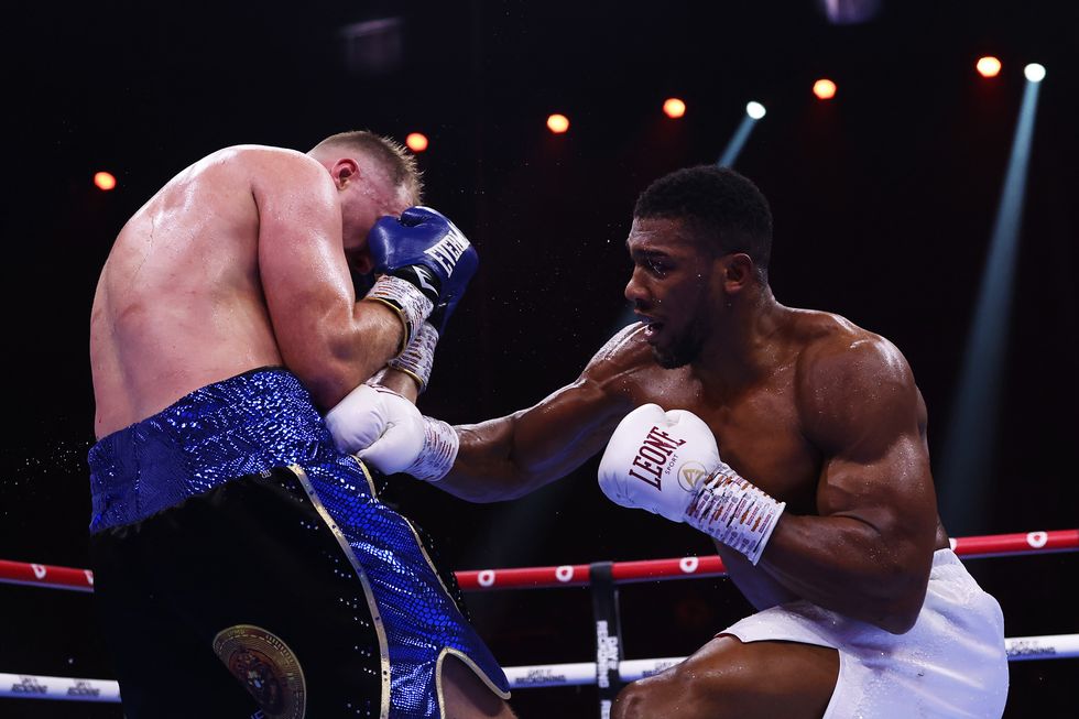 Otto Wallin and Anthony Joshua