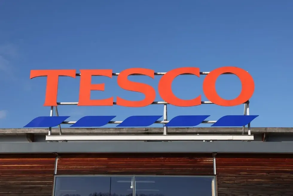 Outside of a Tesco store