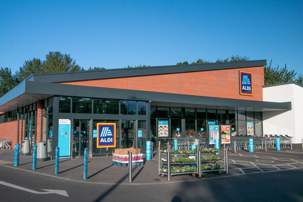 Outside of an Aldi store