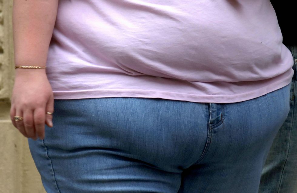 overweight woman