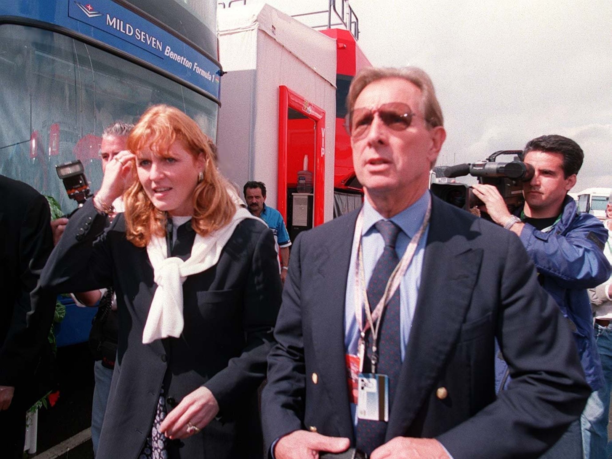 Paddy McNally and Sarah Ferguson