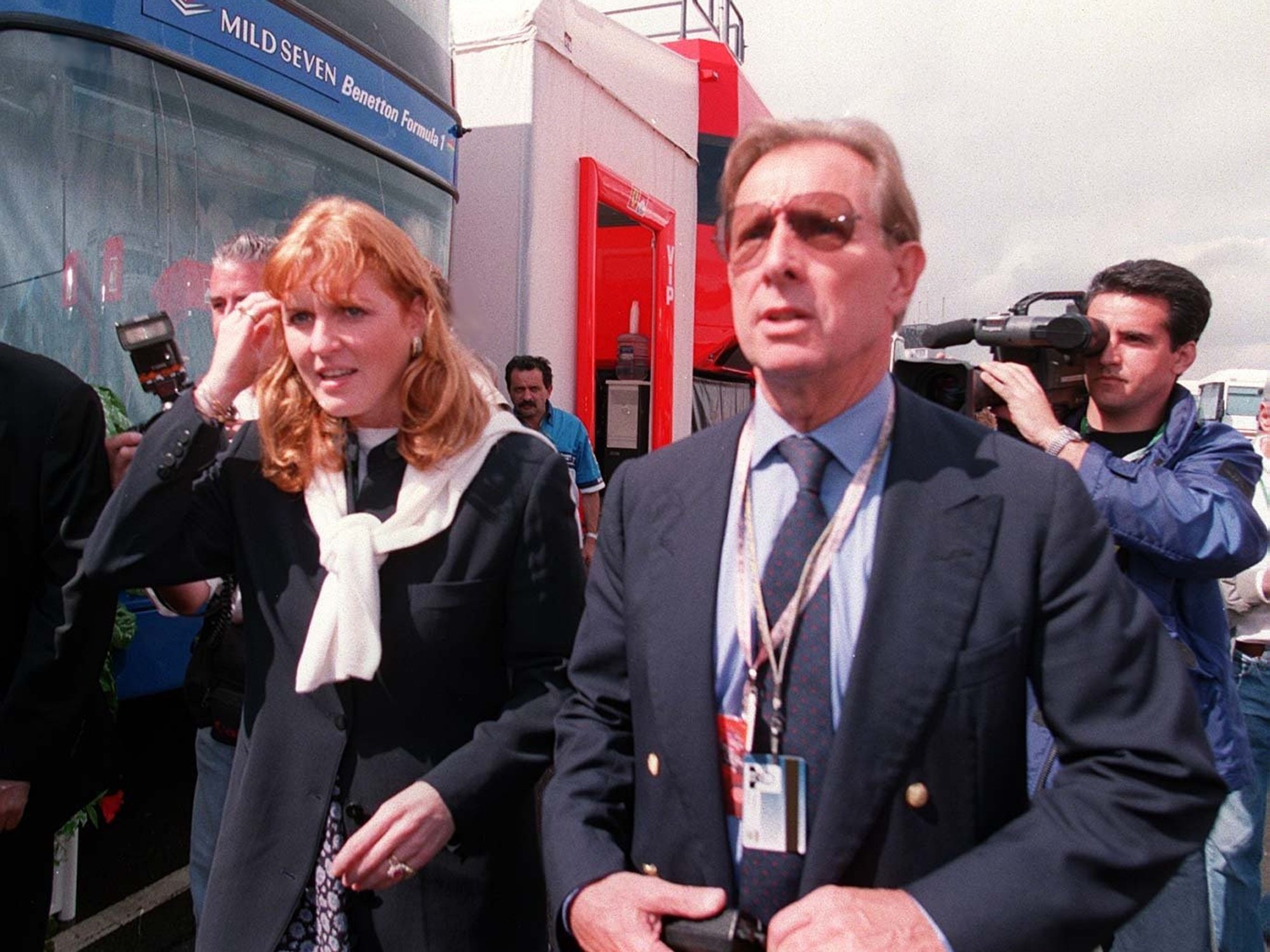 Paddy McNally and Sarah Ferguson