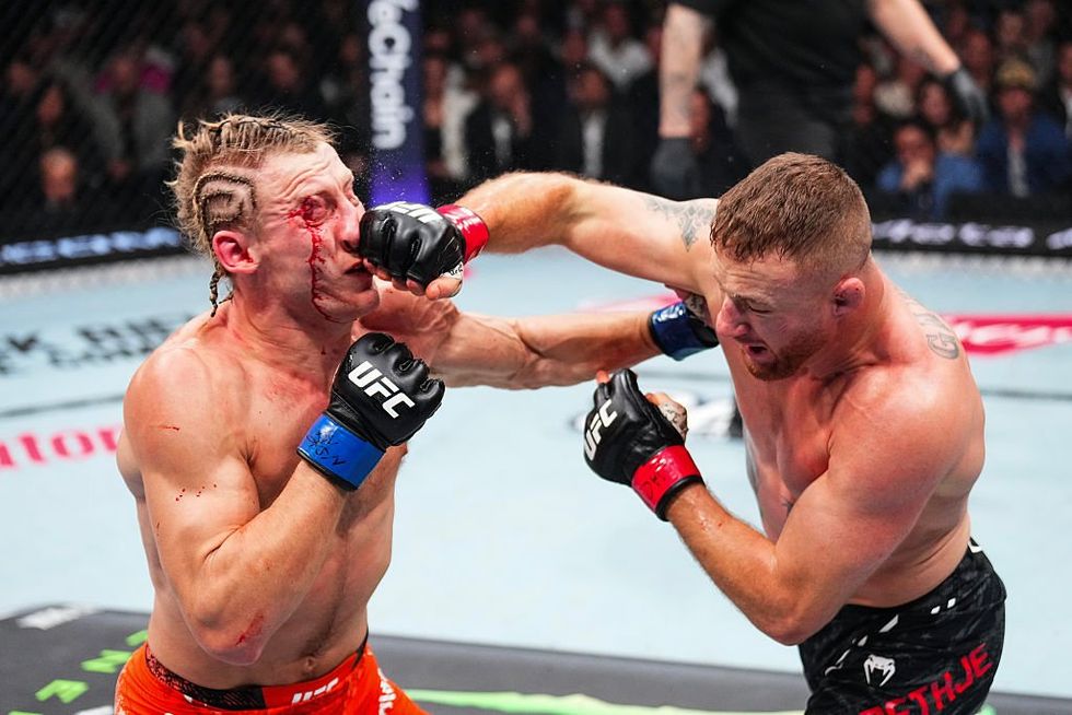 Paddy Pimblett challenged Justin Gaethje