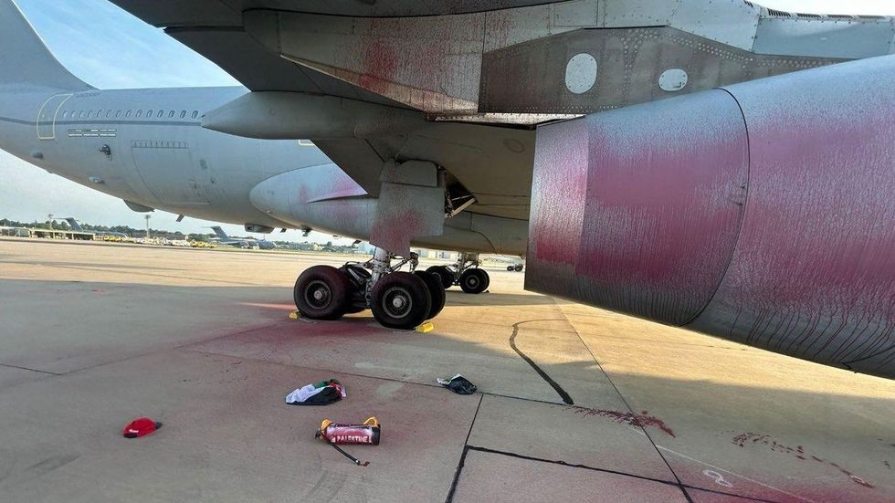 Palestine Action damage at RAF Brize Norton