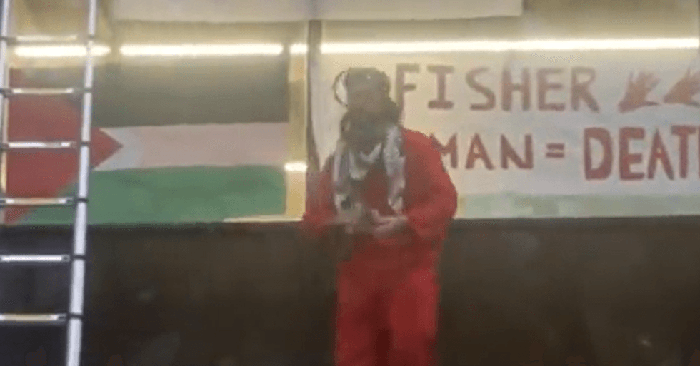 Palestine Action protester