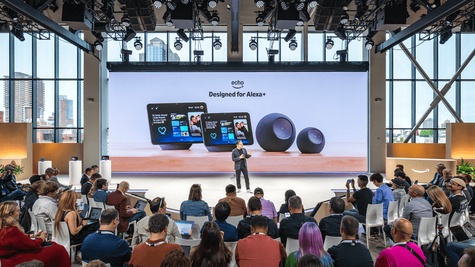 panos panay at the amazon devices event in new york city
