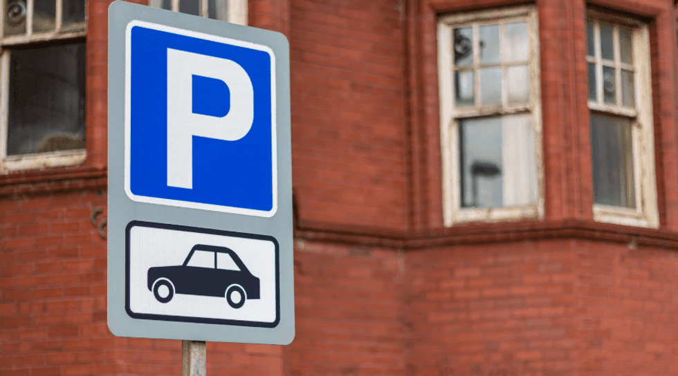 Parking sign