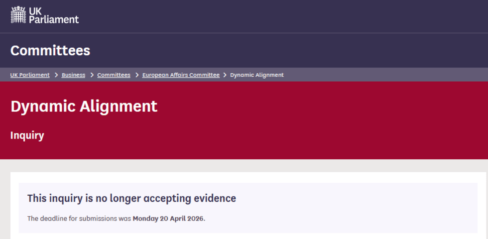 Parliament website