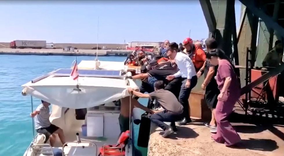 Passengers who were \u200bon board the vessel