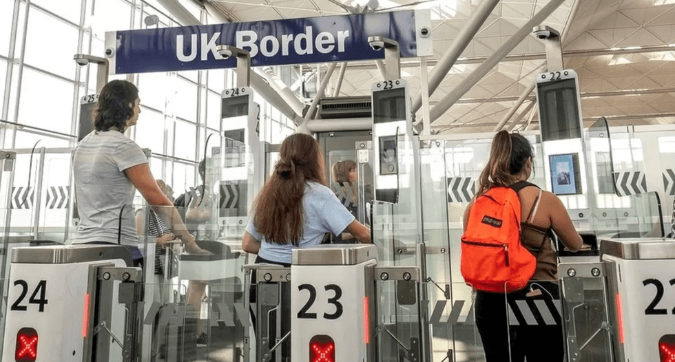 Passport control E-Gates