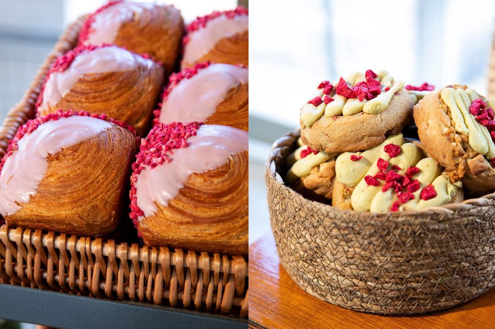 Pastries at Waitrose