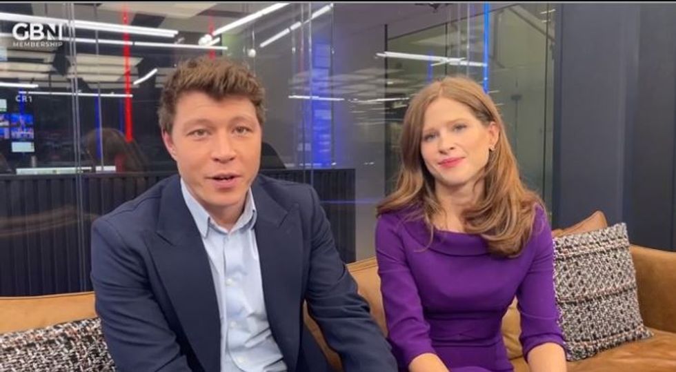 Patrick Christys and Emily Carver