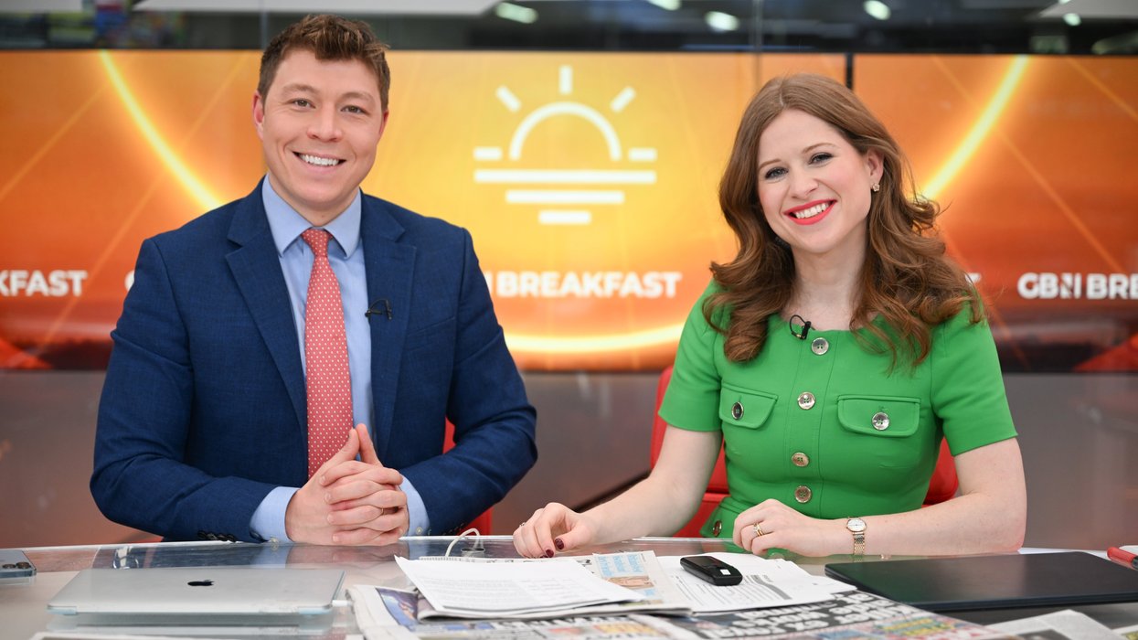Patrick Christys and Emily Carver