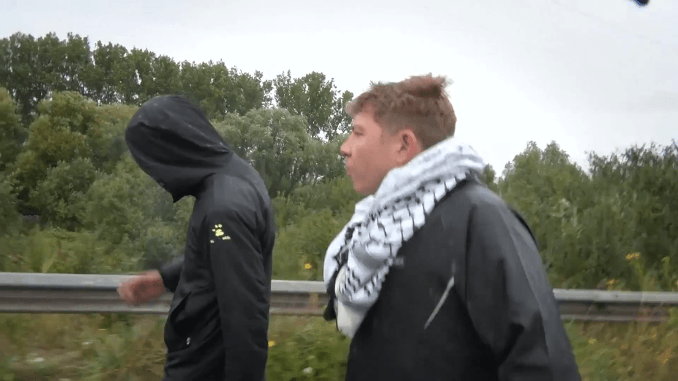 Patrick Christys and people smuggler