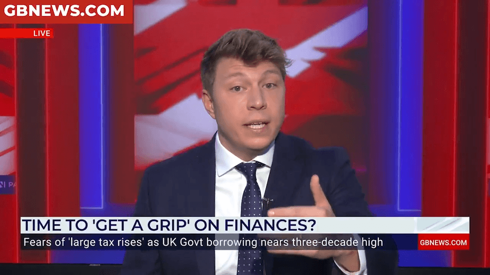 Patrick Christys speaks on GB News