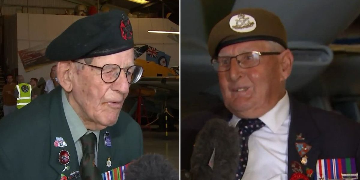 WW2 veterans take to the skies in iconic Spitfire for the first time: 'Never expected this!'
