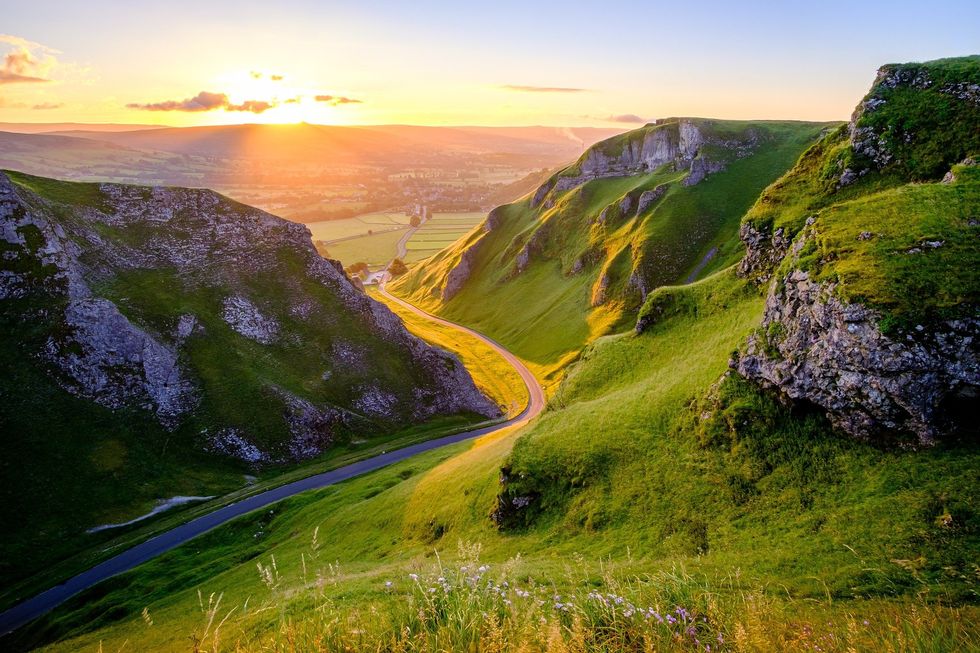 Peak District mountains