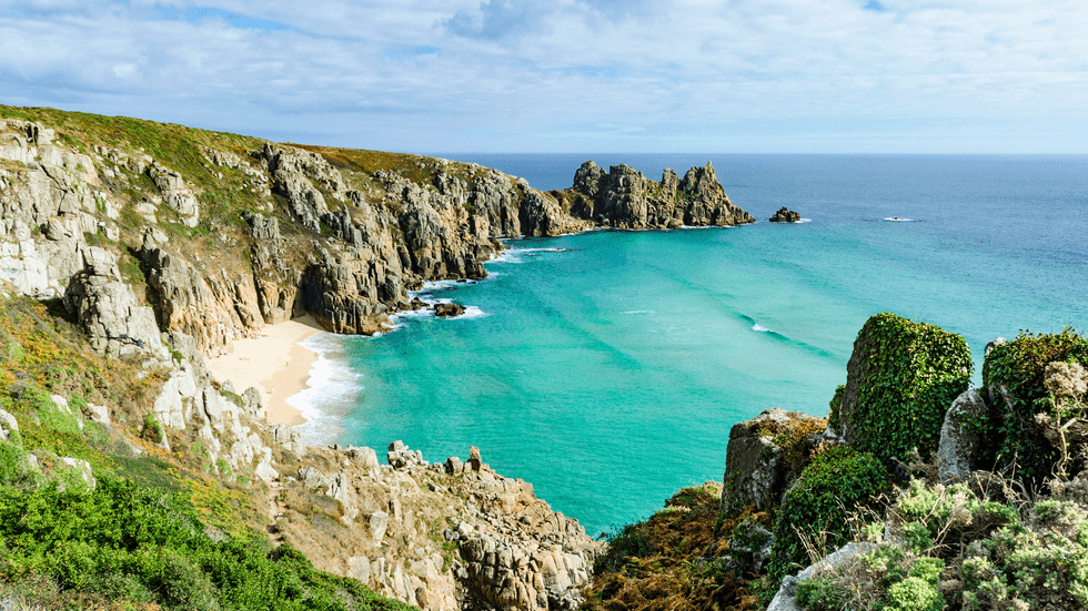 Pedn Vounder beach, Cornwall