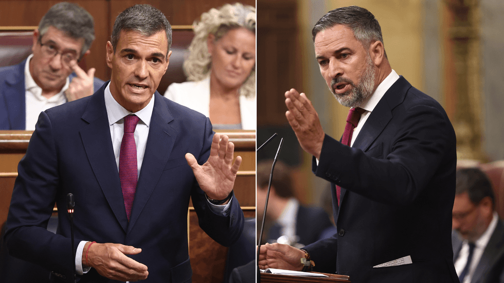 Pedro Sanchez,  Santiago Abascal