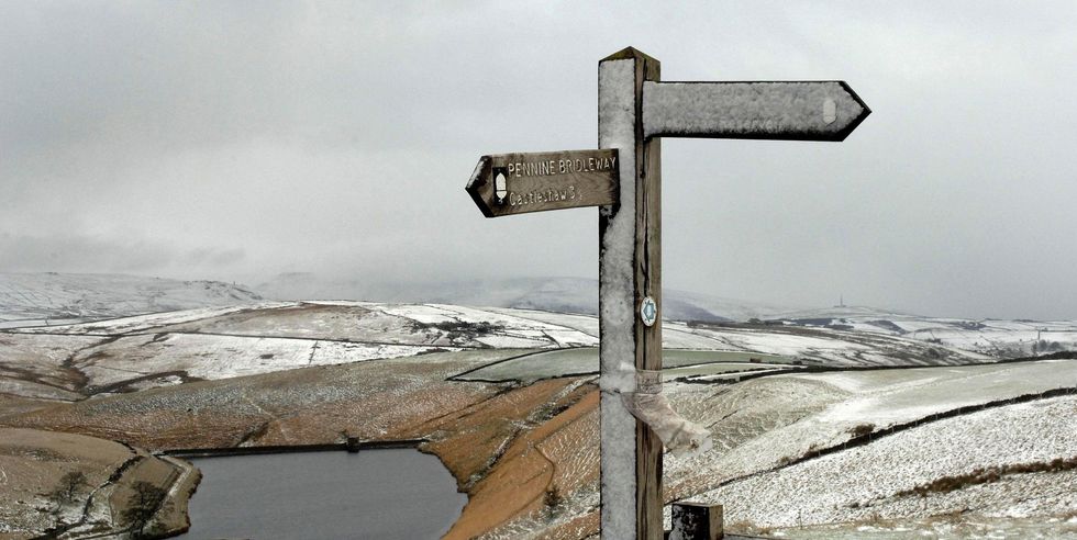 Pennine Way in winter