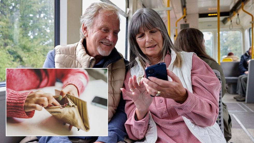 Pensioner couple