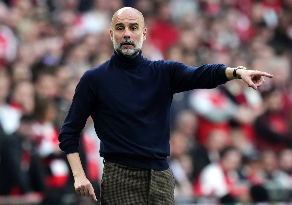 Pep Guardiola usually plays down questions over his Man City future