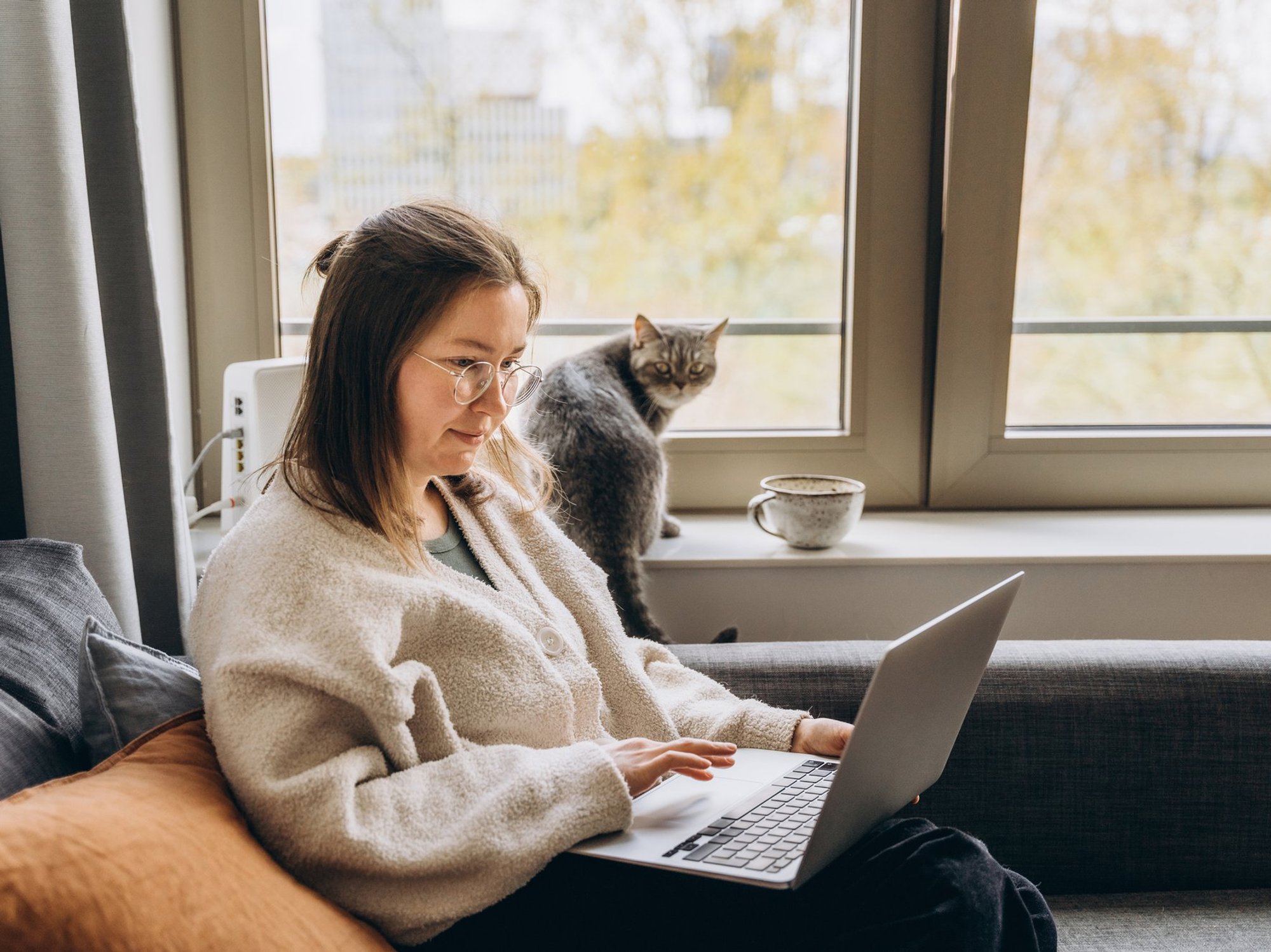 Person at home