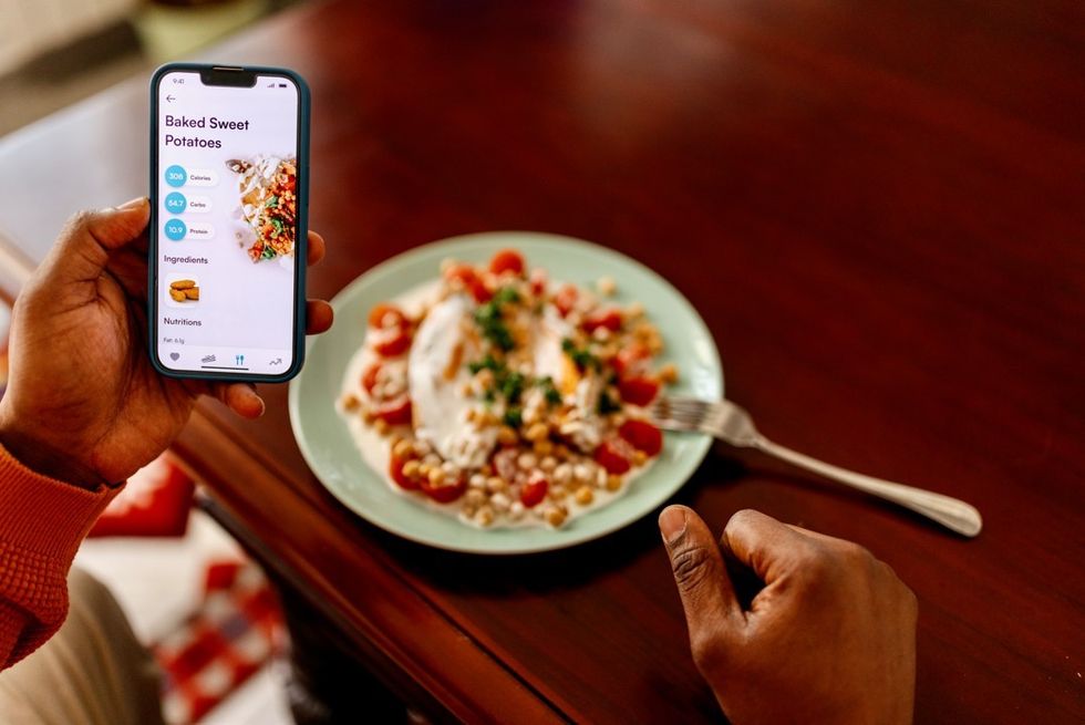 Person tracking calories