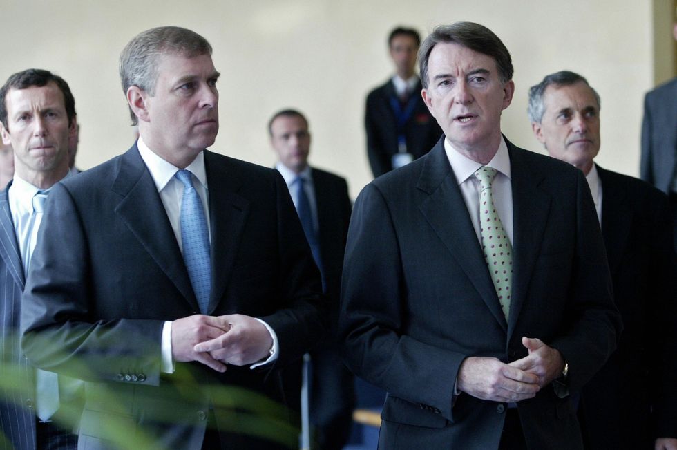 Peter Mandelson, Andrew Mountbatten-Windsor