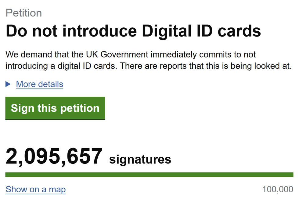 Petition 2 million