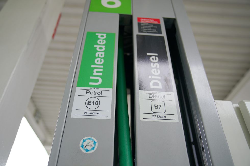 Petrol and diesel pump