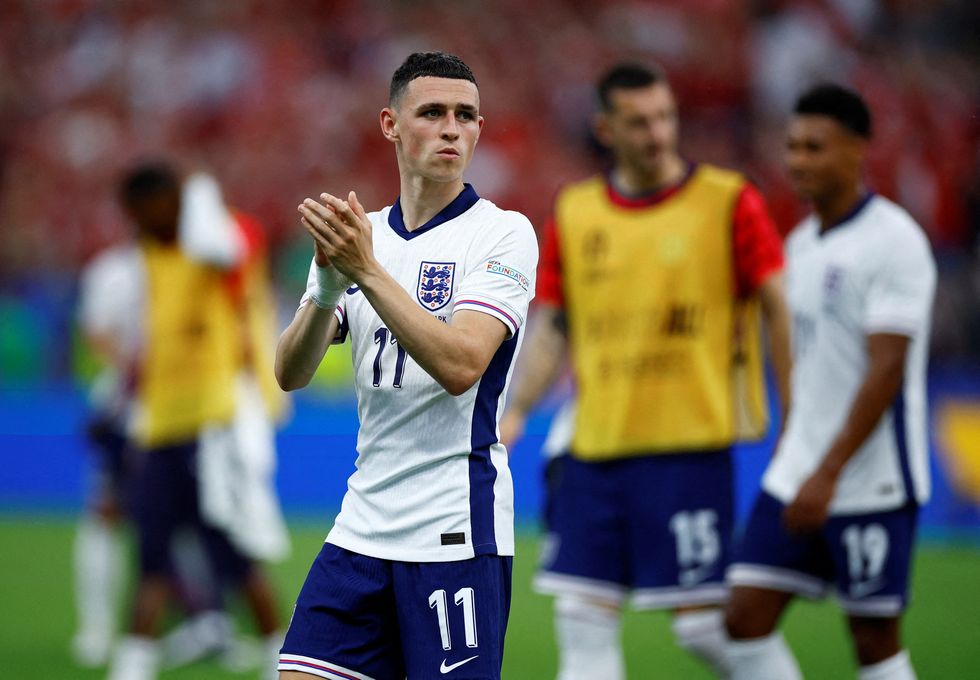 Phil Foden has flown back to the UK