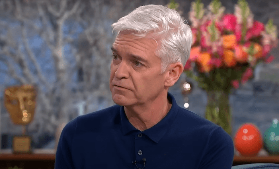 Phillip Schofield on ITV's This Morning in 2020