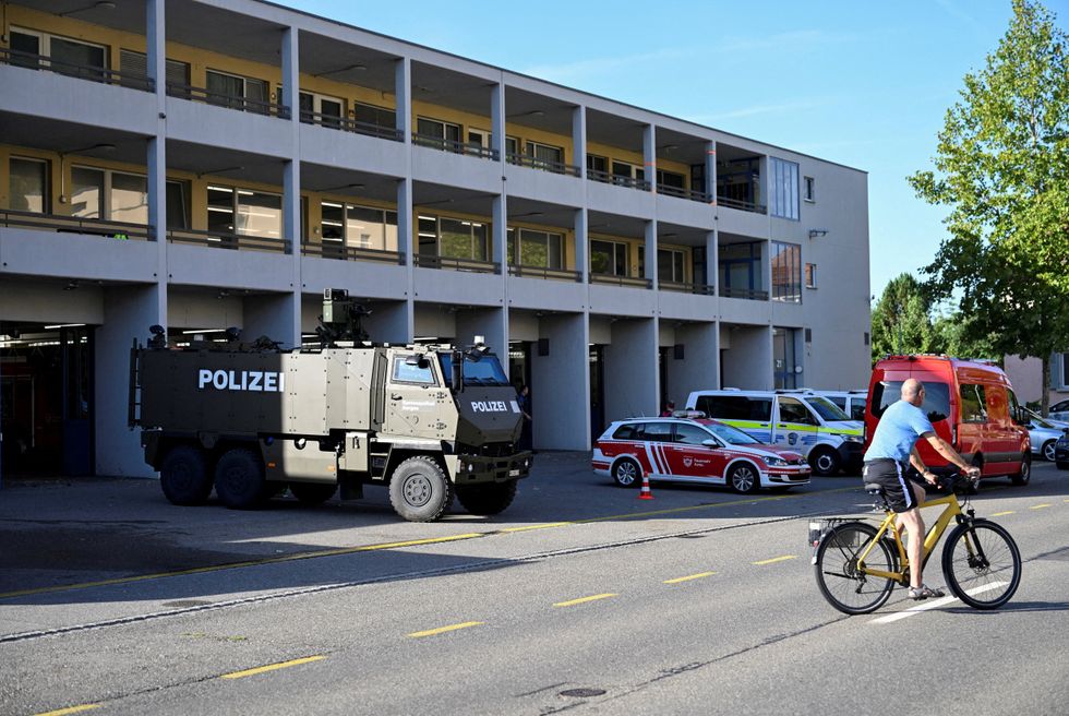 Police armored vehicle