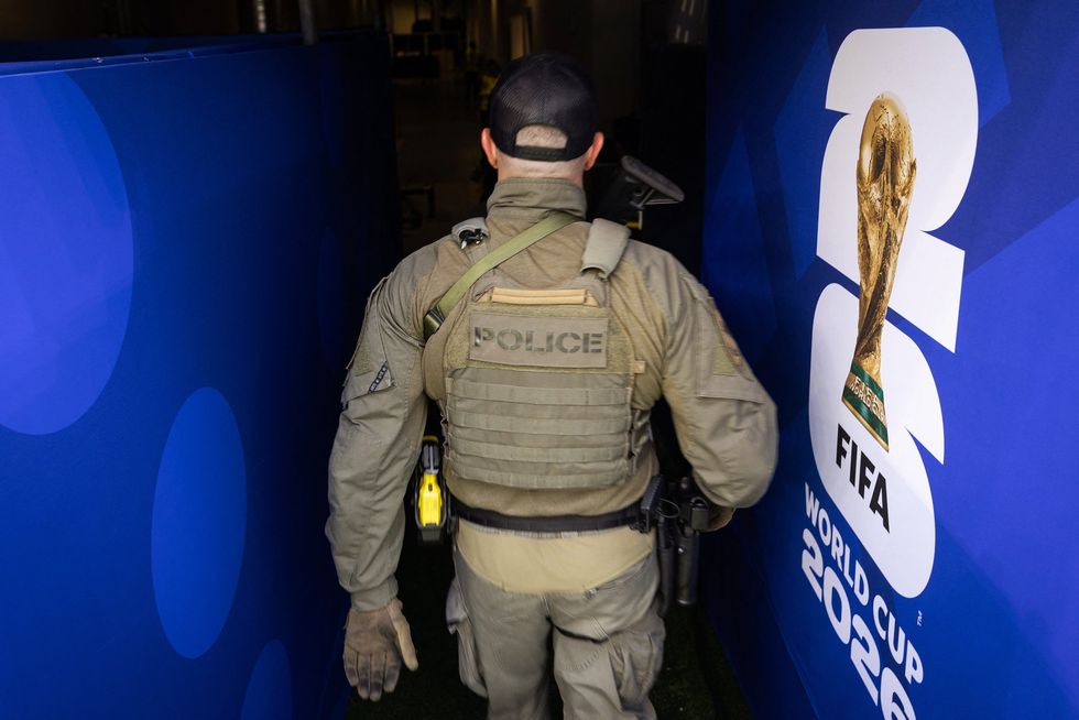 Police officer at World Cup