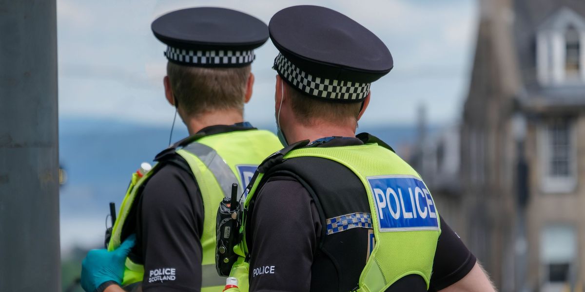Two police officers hospitalised after van ramming in Glasgow in 'deliberate and despicable attack'