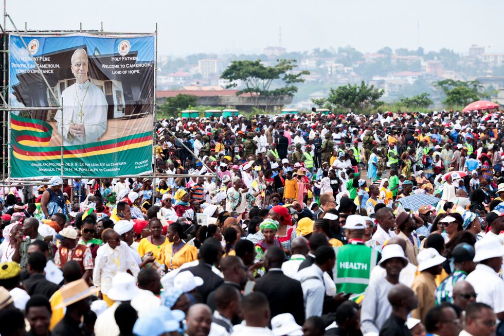 Pope Leo's mass