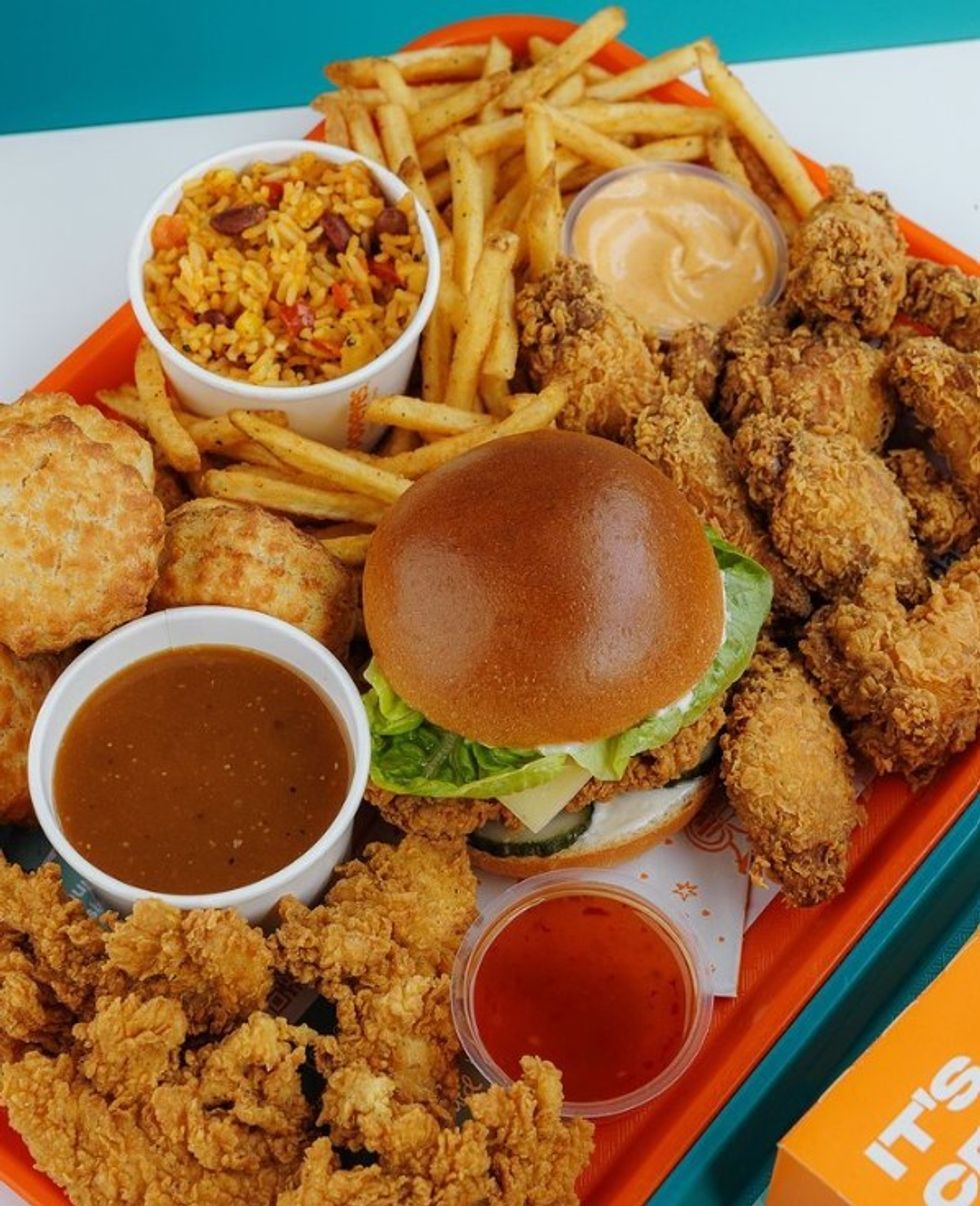 Popeyes food