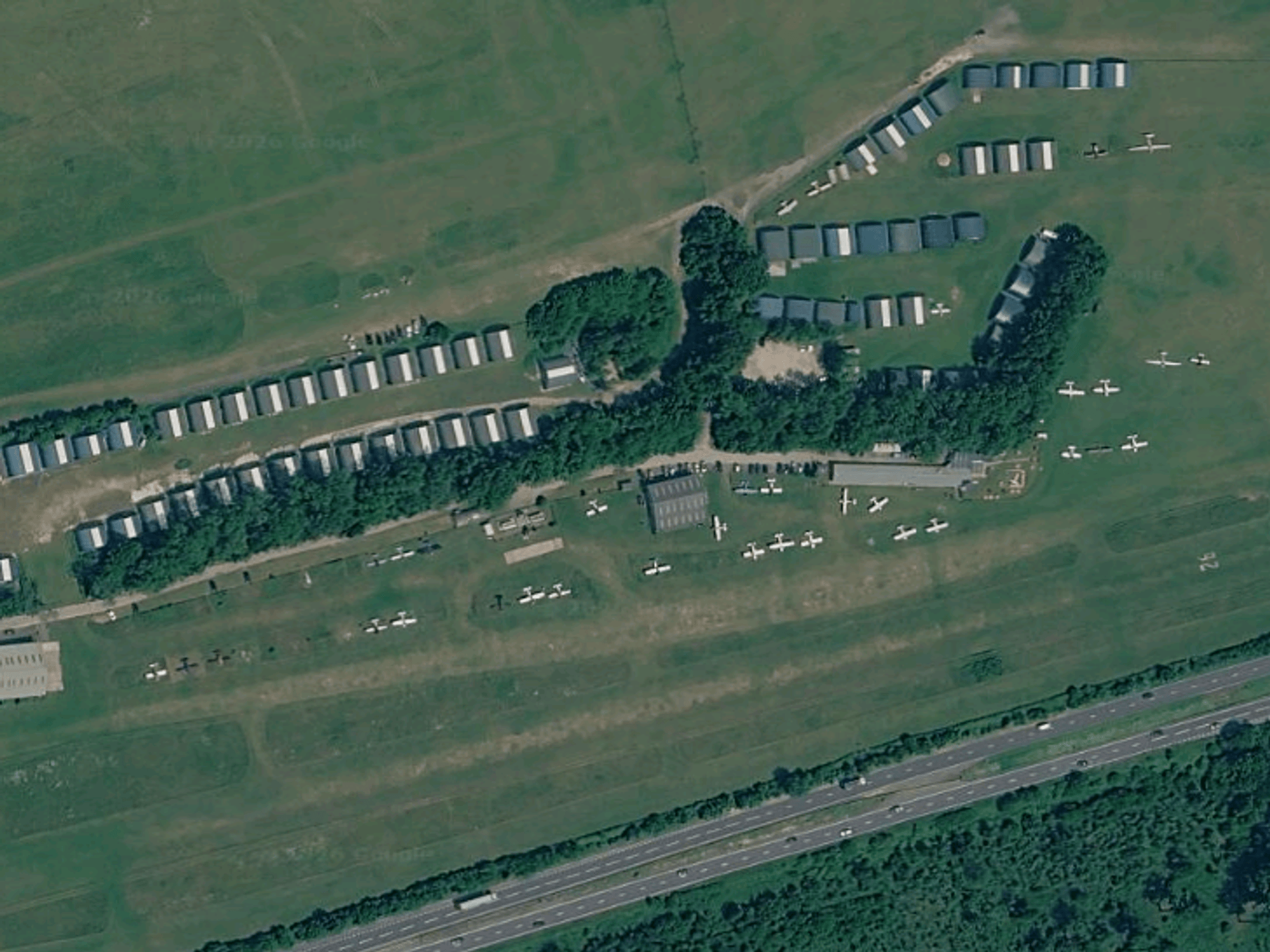 Popham Airfield in Hampshire
