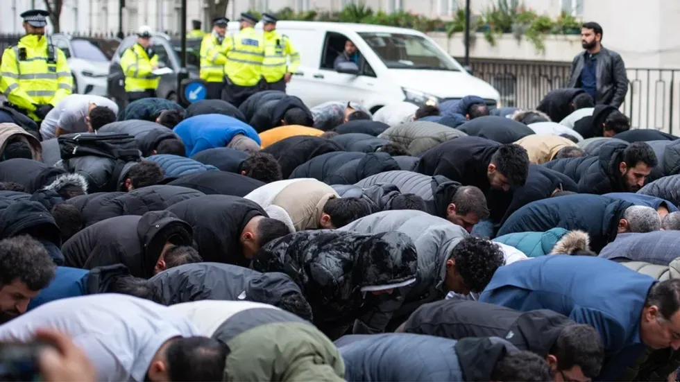 Praying Muslims