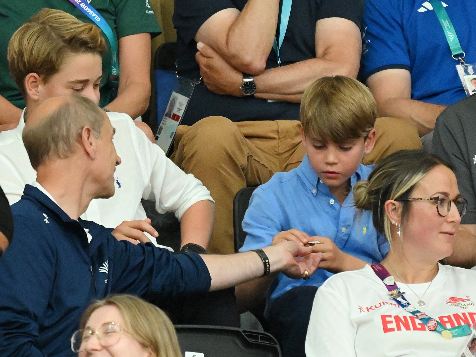 Prince Edward and Prince Louis