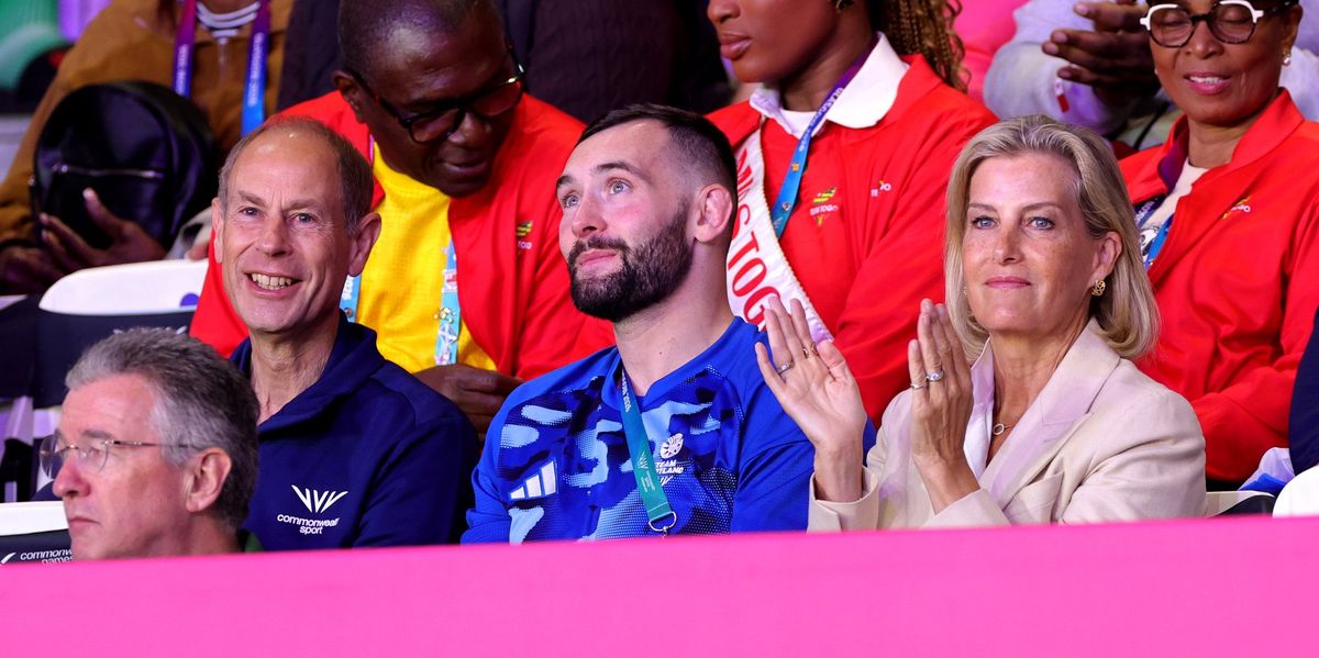 Prince Edward and Sophie attend final day of Commonwealth Games in Glasgow
