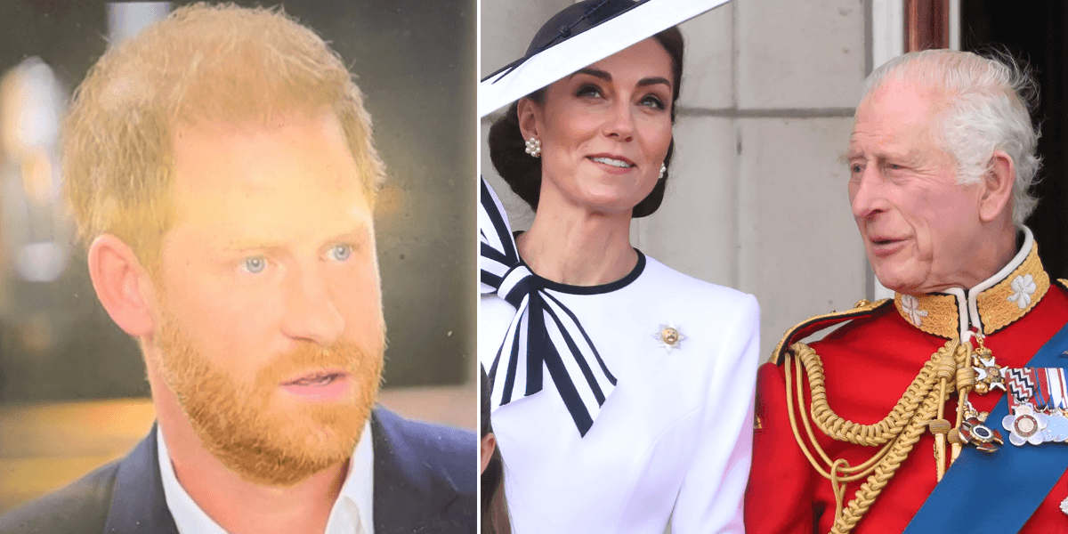 Prince Harry lost for words as duke asked about Princess Kate and King Charles's cancer battles