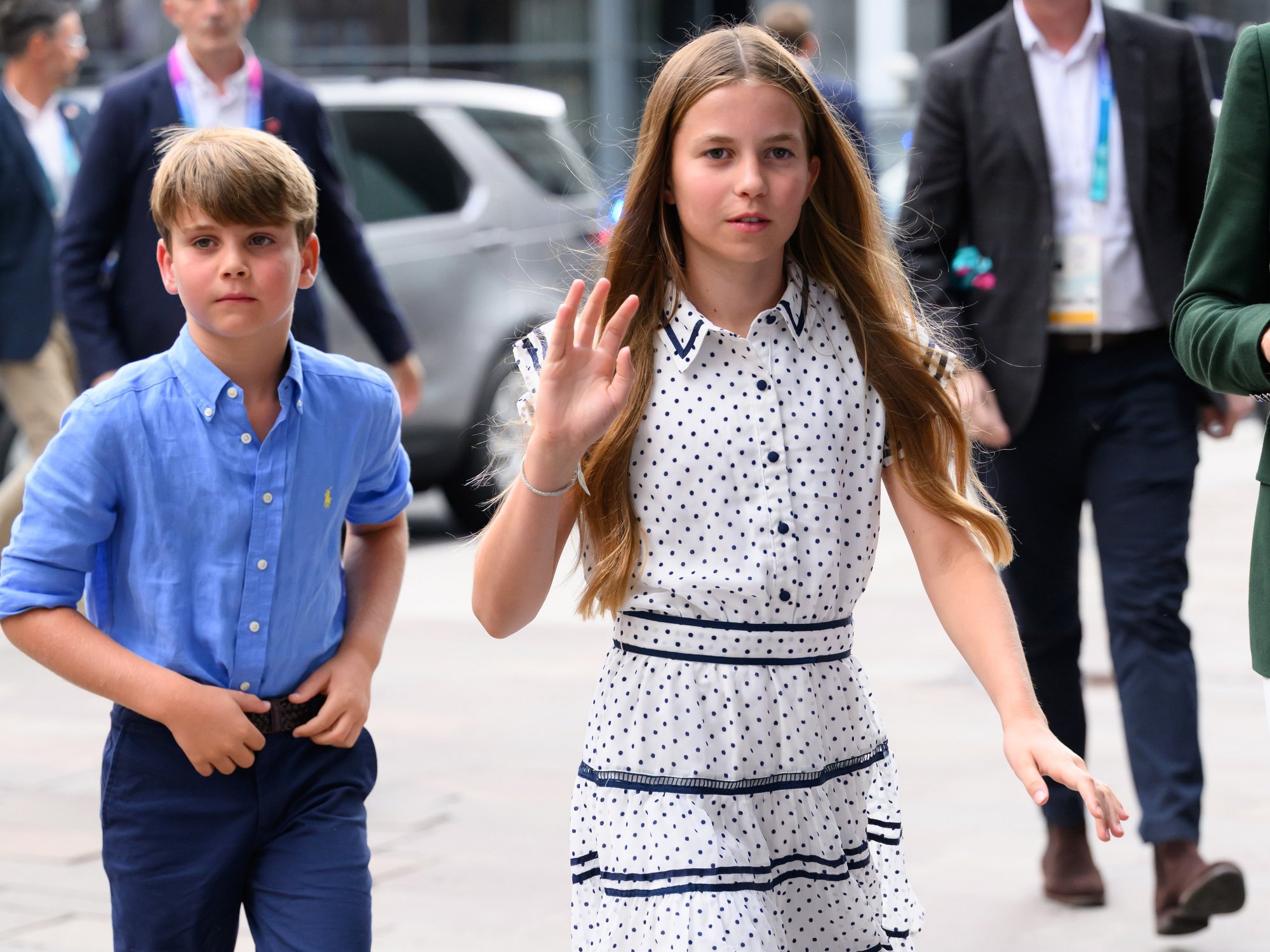 Prince Louis and Princess Charlotte