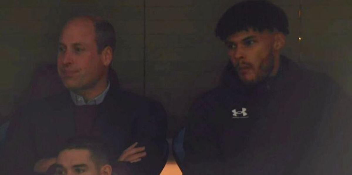 William watches his beloved Aston Villa score last-minute winner tonight