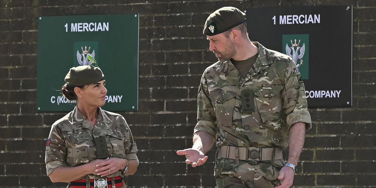 Prince William shines a light on women serving in Armed Forces with special outing