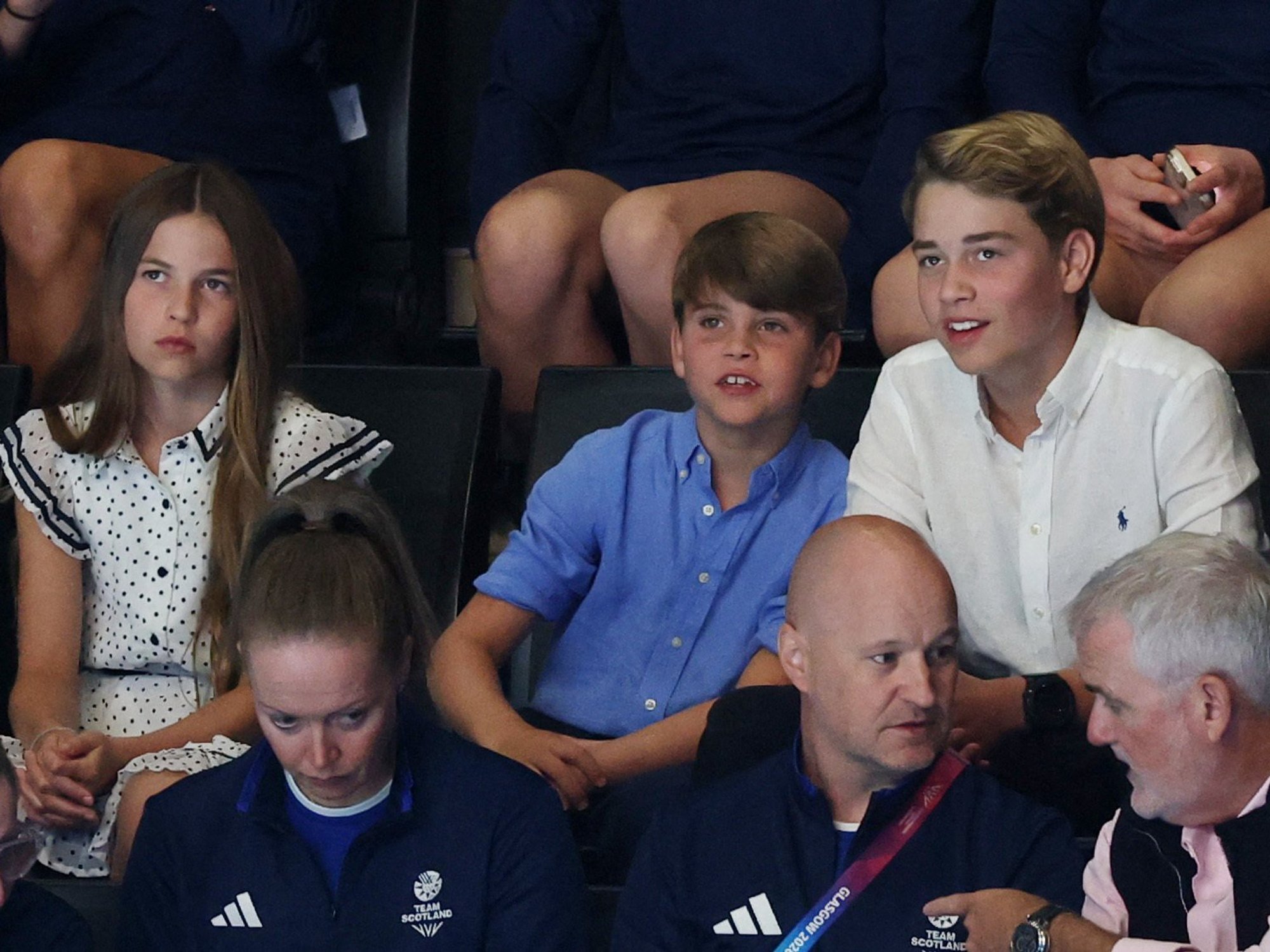 Charlotte, Louis and George pictured in Scotland for first time with William and Catherine